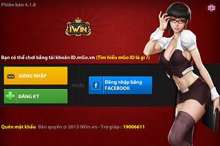 Siêu hot với Iwin online 2013 cho điện thoại Iphone iOS